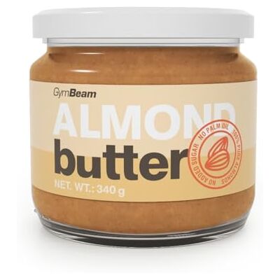 GymBeam Burro di Mandorle 340g, Crema di Mandorle Naturali, Crema Spalmabile Senza Additivi, Olio di Palma o Sale, Ricca di Proteine e Grassi Sani, Gusto Delizioso, Uso Versatile in Cucina GymBeam Burro di Mandorle 340g, Crema di Mandorle Naturali, Crema Spalmabile Senza Additivi, Olio di Palma o Sale, Ricca di Proteine e Grassi Sani, Gusto Delizioso, Uso Versatile in Cucina