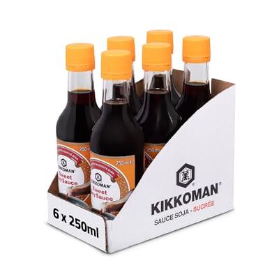 Kikkoman Salsa Di Soia Dolce 6X250 Ml. 1500 g Kikkoman Salsa Di Soia Dolce 6X250 Ml. 1500 g