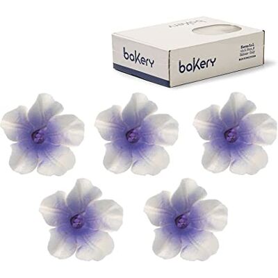 Bakery - Azalee Bianche con Centro Viola - Decorazioni dessert Bakery - Azalee Bianche con Centro Viola - Decorazioni dessert