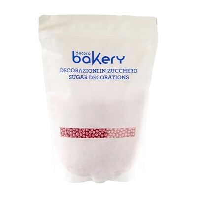 Decora , 5081159 Confezione da 1 Kg Perle di Zucchero Rosa Metallizzato, da 5 Mm, pronte all'uso, per re facilmente torte e dolcetti, Made in Italy Decora , 5081159 Confezione da 1 Kg Perle di Zucchero Rosa Metallizzato, da 5 Mm, pronte all'uso, per re facilmente torte e dolcetti, Made in Italy