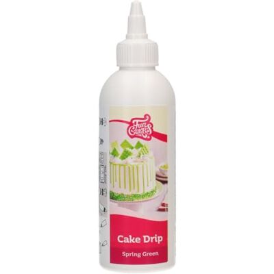FunCakes Cake Drip Spring Green: Gusto delizioso, Facile da usare, Ottimo per torte a goccia, Gusto di Vaniglia, Confezione richiudibile da 180 g FunCakes Cake Drip Spring Green: Gusto delizioso, Facile da usare, Ottimo per torte a goccia, Gusto di Vaniglia, Confezione richiudibile da 180 g
