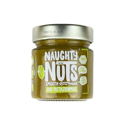 Naughty Nuts Bio Burro di Pistacchio Smooth 100% Naturale, Vegano, Senza Olio di Palma e Senza Zucchero 250 g Naughty Nuts Bio Burro di Pistacchio Smooth 100% Naturale, Vegano, Senza Olio di Palma e Senza Zucchero 250 g