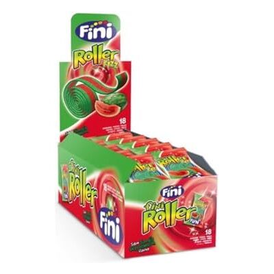 Fini Roller Fizz Anguria Rotelle Espositore da 18pz Fini Roller Fizz Anguria Rotelle Espositore da 18pz