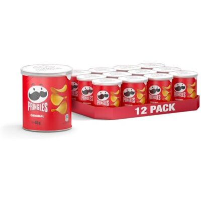 Pringles Patatine fritte originali, 40 g (confezione da 12) Pringles Patatine fritte originali, 40 g (confezione da 12)