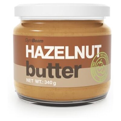 GymBeam Burro di Nocciole 100% Burro di Nocciole, Crema Spalmabile Senza Olio di Palma, Ricco di Fibre e Grassi Insaturi, Gusto Autentico e Vellutato, Ideale per Porridge e Dolci, 340 g GymBeam Burro di Nocciole 100% Burro di Nocciole, Crema Spalmabile Senza Olio di Palma, Ricco di Fibre e Grassi Insaturi, Gusto Autentico e Vellutato, Ideale per Porridge e Dolci, 340 g