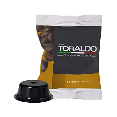 caffè toraldo Compatibile A Modo Mio* Caffè Selezionato, Tostato e Torrefatto in Italia Eccellenza del Caffè Napoletano (200 Capsule, Miscela Gourmet) caffè toraldo Compatibile A Modo Mio* Caffè Selezionato, Tostato e Torrefatto in Italia Eccellenza del Caffè Napoletano (200 Capsule, Miscela Gourmet)
