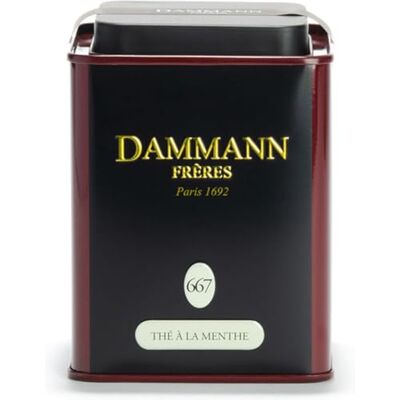 Dammann Frères Dammann 667-100 grammi di tè alla menta verde Dammann Frères Dammann 667-100 grammi di tè alla menta verde