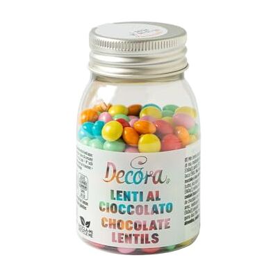 Decora - Mini Rainbow Chocolate Lentils - Arcobaleno Decora - Mini Rainbow Chocolate Lentils - Arcobaleno