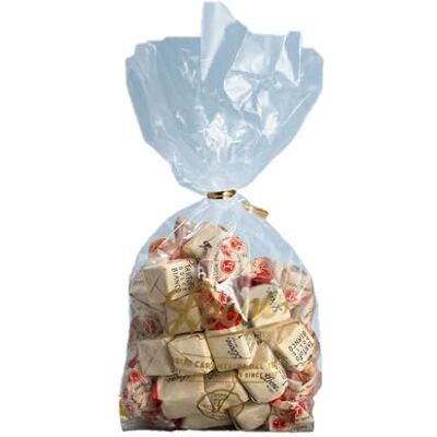 Pastiglie Leone Leone dal 1857 Tartufo Dolce Bianco Pralina al Cioccolato Bianco e Nocciola Sacchetto Ricarica 500 gr Pastiglie Leone Leone dal 1857 Tartufo Dolce Bianco Pralina al Cioccolato Bianco e Nocciola Sacchetto Ricarica 500 gr