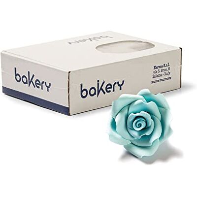 Bakery - RoseBlue - Blu - Rose di zucchero - Cake Decorations Bakery - RoseBlue - Blu - Rose di zucchero - Cake Decorations