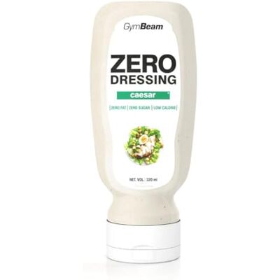 GymBeam Salsa Zero Caesar 320ml, salsa senza grassi e zuccheri, contiene solo 12 kcal per 100 ml, sapore delizioso, consistenza cremosa, ideale per piatti di carne e verdure, prodotto vegano GymBeam Salsa Zero Caesar 320ml, salsa senza grassi e zuccheri, contiene solo 12 kcal per 100 ml, sapore delizioso, consistenza cremosa, ideale per piatti di carne e verdure, prodotto vegano