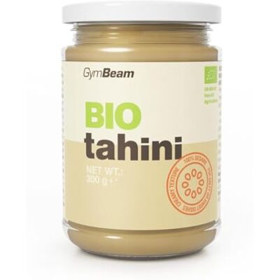 GymBeam Crema Tahini BIO Crema di Semi di Sesamo, Fonte di Grassi e Fibre di Alta Qualità, Basso Contenuto di Carboidrati, Priva di Additivi, Adatta per alle Diete Low-Carb (300 g (1er pack)) GymBeam Crema Tahini BIO Crema di Semi di Sesamo, Fonte di Grassi e Fibre di Alta Qualità, Basso Contenuto di Carboidrati, Priva di Additivi, Adatta per alle Diete Low-Carb (300 g (1er pack))