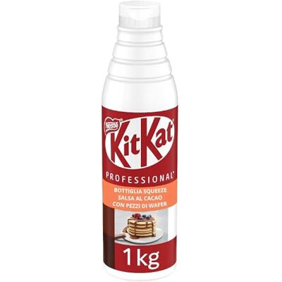 Salsa al cacao KitKat con pezzi di wafers 1kg Salsa al cacao KitKat con pezzi di wafers 1kg