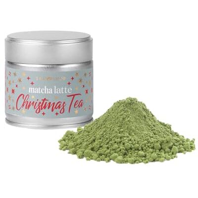 TEA SHOP Matcha Latte Christmas 30g Tè Verde Gusto Natalizio di Marzapane Perfetto per Smoothies e Ricette Salutari TEA SHOP Matcha Latte Christmas 30g Tè Verde Gusto Natalizio di Marzapane Perfetto per Smoothies e Ricette Salutari