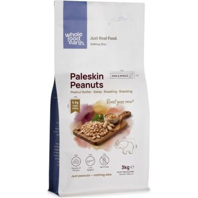 Wholefood Earth Arachidi Paleskin 3 kg Senza OGM Naturali Ricche di Fibra Wholefood Earth Arachidi Paleskin 3 kg Senza OGM Naturali Ricche di Fibra