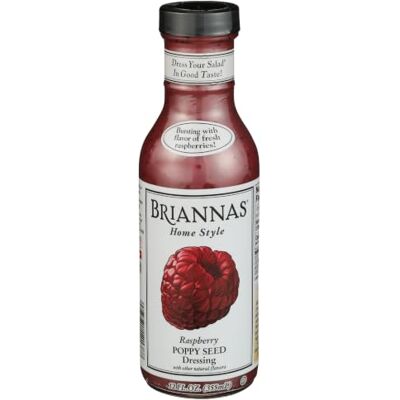 BRIANNAS Home Styles Rich Poppy Seed Dressing 355ml BRIANNAS Home Styles Rich Poppy Seed Dressing 355ml