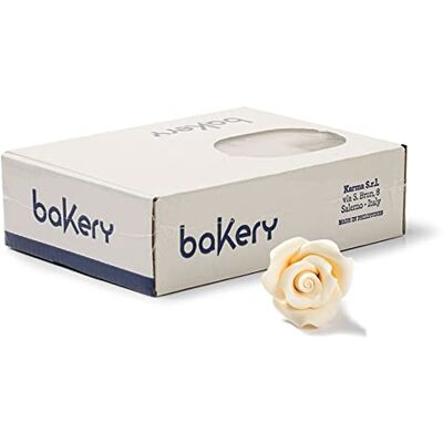 UnknownBrand - 56SugarIvoryRose - Avorio - Rose di Zucchero - Decorazioni UnknownBrand - 56SugarIvoryRose - Avorio - Rose di Zucchero - Decorazioni
