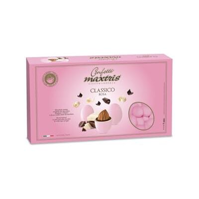 Confetti Maxtris , Classico Rosa, Cioccolato, 1000 Grammo Confetti Maxtris , Classico Rosa, Cioccolato, 1000 Grammo