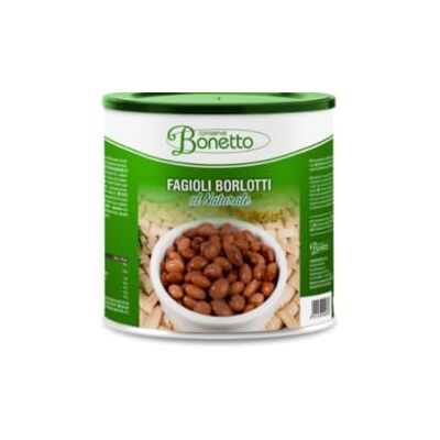 Conserve Bonetto Fagioli Borlotti al Naturale, Lessati, Pronti all'Uso per Zuppe, Insalate e Antipasti 2,5kg peso netto/1,5kg sgocciolato Conserve Bonetto Fagioli Borlotti al Naturale, Lessati, Pronti all'Uso per Zuppe, Insalate e Antipasti 2,5kg peso netto/1,5kg sgocciolato