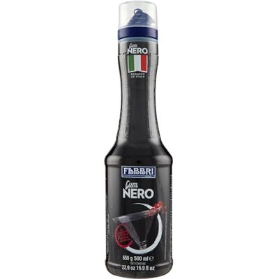Fabbri GUM NERO 650g 500 ml con carbone vegetale gomma arabica Fabbri GUM NERO 650g 500 ml con carbone vegetale gomma arabica