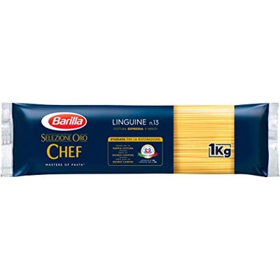 Barilla for Professionals Linguine Pasta Lunga Food Service Selezione Oro Chef 1kg Barilla for Professionals Linguine Pasta Lunga Food Service Selezione Oro Chef 1kg