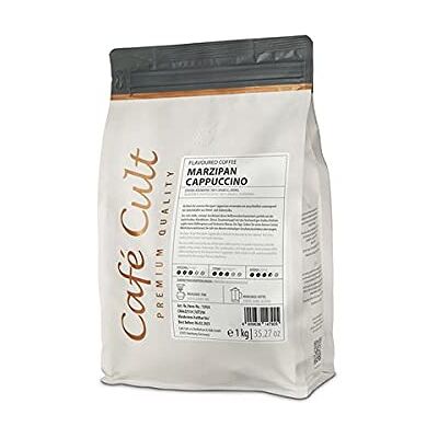Café Cult Caffè "Marzipan-Cappuccino" in sacchetto da 1 kg, aromatizzato Café Cult Caffè "Marzipan-Cappuccino" in sacchetto da 1 kg, aromatizzato