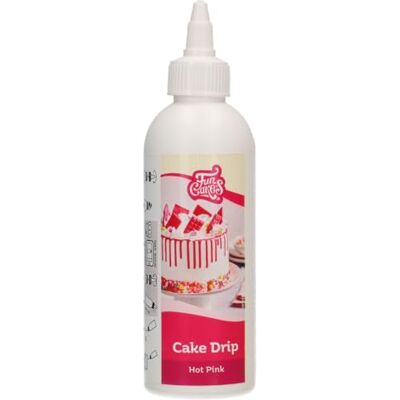 FunCakes Cake Drip Hot Pink: Gusto delizioso, Facile da usare, Ottimo per torte a goccia, Gusto di Vaniglia, Confezione richiudibile da 180 g FunCakes Cake Drip Hot Pink: Gusto delizioso, Facile da usare, Ottimo per torte a goccia, Gusto di Vaniglia, Confezione richiudibile da 180 g