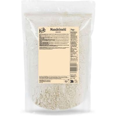 KoRo Farina di mandorle parzialmente disoleata 1 kg Ricca di proteine e di fibre Ideale per alimentazione low carb e keto KoRo Farina di mandorle parzialmente disoleata 1 kg Ricca di proteine e di fibre Ideale per alimentazione low carb e keto