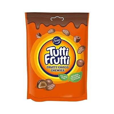 Fazer Tutti Frutti Fruity Choco Chewies Candy 1 Packung von 150 g 5,3 Unzen Fazer Tutti Frutti Fruity Choco Chewies Candy 1 Packung von 150 g 5,3 Unzen