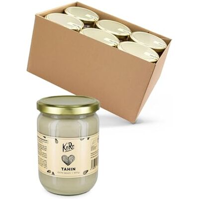 KoRo Tahina bianca bio 500 g 100% semi di sesamo Per hummus, salse o condimenti Formato convenienza KoRo Tahina bianca bio 500 g 100% semi di sesamo Per hummus, salse o condimenti Formato convenienza