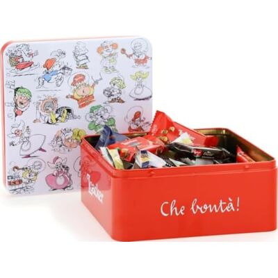 Loacker , Latta Gnometti Best Of 307,5g, Box Regalo con 35 Wafer Assortiti Idea Regalo con Mix di Wafer al Cioccolato in Formato Mini, Party Box in Latta degli Gnometti, 34 Cioccolatini Monoporzione Loacker , Latta Gnometti Best Of 307,5g, Box Regalo con 35 Wafer Assortiti Idea Regalo con Mix di Wafer al Cioccolato in Formato Mini, Party Box in Latta degli Gnometti, 34 Cioccolatini Monoporzione