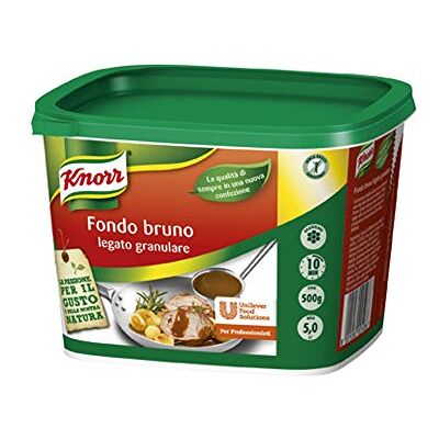 Knorr Fondo Bruno Legato Granulare Secchiello Da 500 Grammi Knorr Fondo Bruno Legato Granulare Secchiello Da 500 Grammi