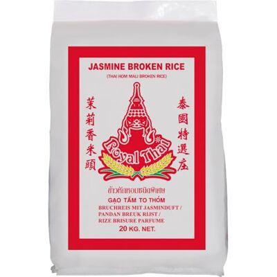Royal Thai Riso Jasmine Spezzato 20 kg Qualità Premium Royal Thai Riso Jasmine Spezzato 20 kg Qualità Premium