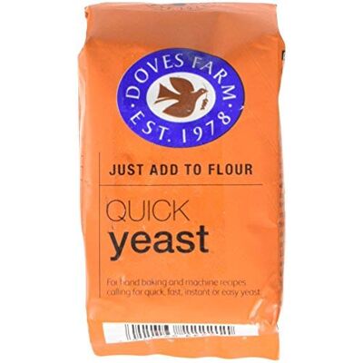 Doves Farm (4 PACK) Quick Yeast 125g 4 PACK BUNDLE Doves Farm (4 PACK) Quick Yeast 125g 4 PACK BUNDLE
