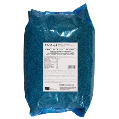 Probios Sorgo decorticato biologico fonte di fibre Può contenere tracce di frutta a guscio e sesamo Grano antico naturalmente senza glutine 5 kg Probios Sorgo decorticato biologico fonte di fibre Può contenere tracce di frutta a guscio e sesamo Grano antico naturalmente senza glutine 5 kg