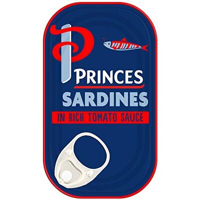 Princes Principi Sardines in Salsa di Pomodoro Ricca 10x120g Princes Principi Sardines in Salsa di Pomodoro Ricca 10x120g