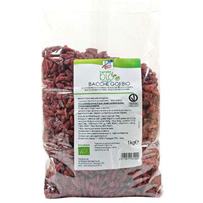 LA FINESTRA SUL CIELO Semplice&bio, Bacche di goji bio, 1kg LA FINESTRA SUL CIELO Semplice&bio, Bacche di goji bio, 1kg
