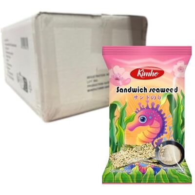 KIMHO Chips di Alga Marina con Sesamo Multipack (24 x 20 g) KIMHO Chips di Alga Marina con Sesamo Multipack (24 x 20 g)