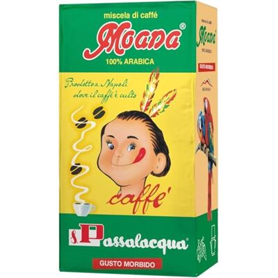 Passalacqua Moana Caffè Premium Macinato – 12 Pacchetti 250g (3kg) Tostatura Autentica Napoletana 100% Arabica Morbido e Delicato con Note di Caramello e Nocciole Made in Italy, Passalacqua Moana Caffè Premium Macinato – 12 Pacchetti 250g (3kg) Tostatura Autentica Napoletana 100% Arabica Morbido e Delicato con Note di Caramello e Nocciole Made in Italy,