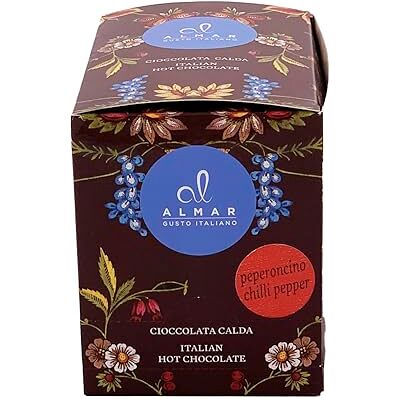 ALMAR GUSTO ITALIANO Almar Cioccolata Calda Monoporzione in Bustine, Preparato Monodose Senza Glutine, Lattosio, Conservanti, 100% Made in Italy, 15 Buste da 30 grammi 17 GUSTI PEPERONCINO ALMAR GUSTO ITALIANO Almar Cioccolata Calda Monoporzione in Bustine, Preparato Monodose Senza Glutine, Lattosio, Conservanti, 100% Made in Italy, 15 Buste da 30 grammi 17 GUSTI PEPERONCINO