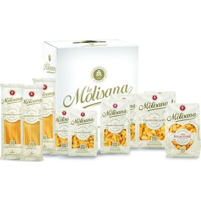 La Molisana , Gift Box Pastamania Confezione Regalo con 10 Pacchi da 500g di Pasta da Solo Grano Italiano Trafilata al Bronzo Idee Regalo La Molisana , Gift Box Pastamania Confezione Regalo con 10 Pacchi da 500g di Pasta da Solo Grano Italiano Trafilata al Bronzo Idee Regalo
