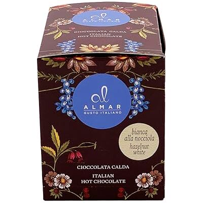 ALMAR GUSTO ITALIANO Almar Cioccolata Calda Monoporzione in Bustine, Preparato Monodose Senza Glutine, Lattosio, Conservanti, 100% Made in Italy, 15 Buste da 30 grammi 17 GUSTI BIANCA NOCCIOLA ALMAR GUSTO ITALIANO Almar Cioccolata Calda Monoporzione in Bustine, Preparato Monodose Senza Glutine, Lattosio, Conservanti, 100% Made in Italy, 15 Buste da 30 grammi 17 GUSTI BIANCA NOCCIOLA