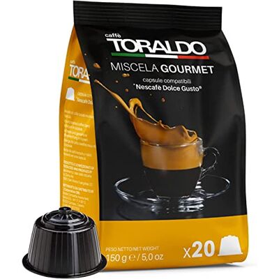 caffè toraldo Capsule Compatibile Dolce Gusto* (100 Unità, Miscela Gourmet) caffè toraldo Capsule Compatibile Dolce Gusto* (100 Unità, Miscela Gourmet)
