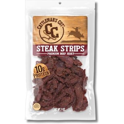 Cattleman's Cut Texas Style Flank Steak Beef Jerky, 9 once Cattleman's Cut Texas Style Flank Steak Beef Jerky, 9 once