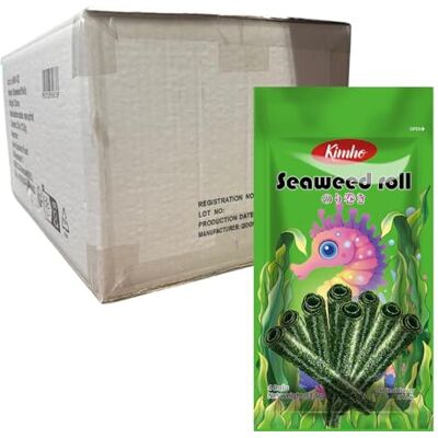 KIMHO Roll Snack di Alga Marina Multipack (24 x 13,8 g) KIMHO Roll Snack di Alga Marina Multipack (24 x 13,8 g)
