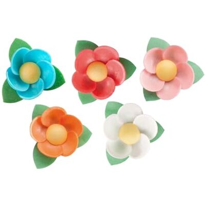 dekora 100 Fiori commestibili per torte, Decorazione per torte di compleanno, cupcake e dolci, 4,5 cm – 5 colori assortiti, Toppers Senza glutine e senza lattosio, Confezione professionale dekora 100 Fiori commestibili per torte, Decorazione per torte di compleanno, cupcake e dolci, 4,5 cm – 5 colori assortiti, Toppers Senza glutine e senza lattosio, Confezione professionale