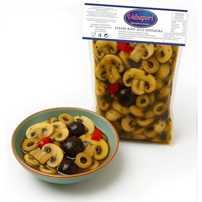 HOME LINE Valsapori Funghi Misti alla Contadina (500g) – Specialità Italiana Gourmet, Ideali per Antipasti, Bruschette e Aperitivi – Gusto Intenso e Autentico con Funghi Misti selezionati (Funghi Contadina) HOME LINE Valsapori Funghi Misti alla Contadina (500g) – Specialità Italiana Gourmet, Ideali per Antipasti, Bruschette e Aperitivi – Gusto Intenso e Autentico con Funghi Misti selezionati (Funghi Contadina)
