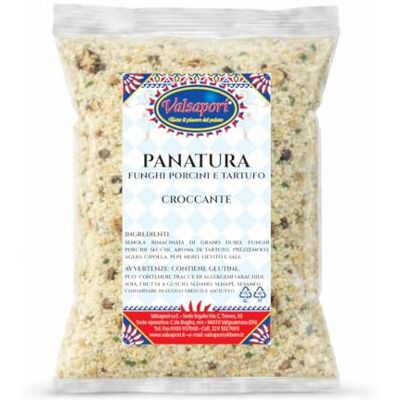 HOME LINE Panatura Porcini e Tartufo, per carne e verdure, 500 g Semola rimacinata di grano duro con porcini secchi, aroma di tartufo, prezzemolo, aglio, cipolla e pepe nero. HOME LINE Panatura Porcini e Tartufo, per carne e verdure, 500 g Semola rimacinata di grano duro con porcini secchi, aroma di tartufo, prezzemolo, aglio, cipolla e pepe nero.