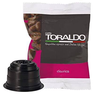 caffè toraldo Compatibile Caffitaly* Caffè Selezionato, Tostato e Torrefatto in Italia Eccellenza del Caffè Napoletano (100 Capsule, Miscela Classica) caffè toraldo Compatibile Caffitaly* Caffè Selezionato, Tostato e Torrefatto in Italia Eccellenza del Caffè Napoletano (100 Capsule, Miscela Classica)