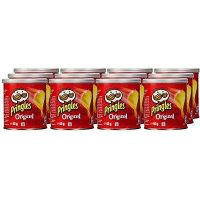 Pringles Patatine aromatizzate originali, confezione da 12, 40 g Pringles Patatine aromatizzate originali, confezione da 12, 40 g